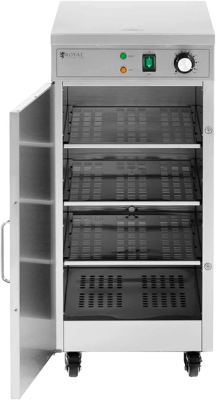 Royal Catering RCPWS-53 Tellerwärmer bis 60 Teller (Ø 29 cm) Wärmeschrank Gastro Tellerwärmer elektr