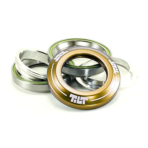 TILT Full Integrated Headset 1 1/8" Stunt-Scooter Steuersatz (Gold)