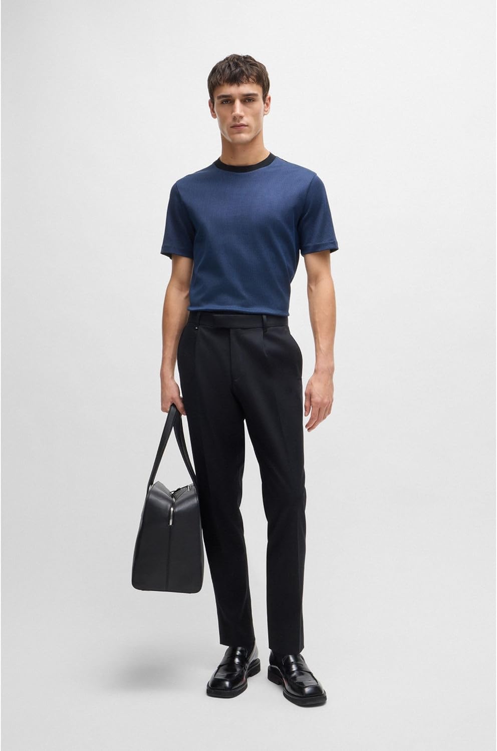 BOSS Herren Plain Short Sleeve Crewneck T-Shirt T-Shirt (1er Pack) XS Dunkelblau404, XS Dunkelblau40