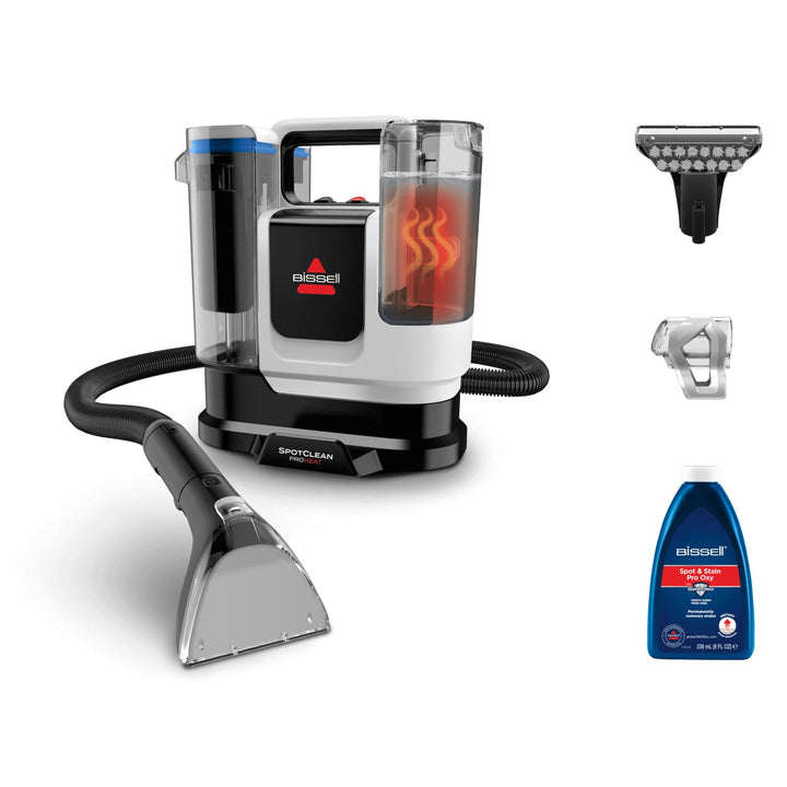 BISSELL SpotClean ProHeat Advanced Teppichreiniger und Polsterreiniger Gerät, Nasssauger und Waschsa