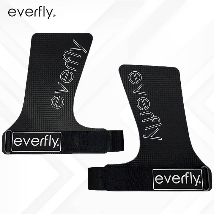 Everfly Fitness Handschuhe für Crossfit - Grips Herren Damen - Ohne Löcher - Carbonfaser - Trainings