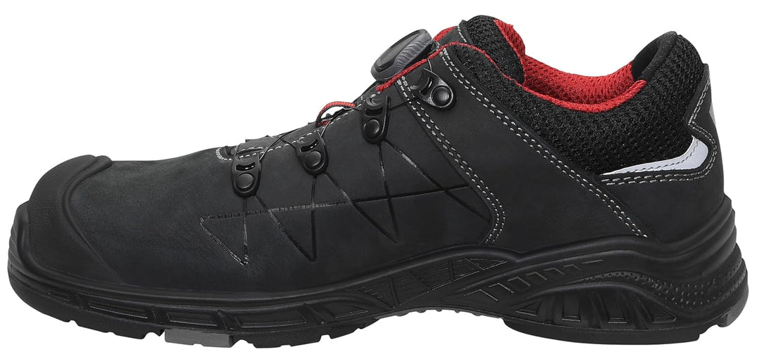 JORI Sicherheitsschuhe jo_MAX BOA Low S3, Damen und Herren, Leder/Textil, Kunststoffkappe (Leichter