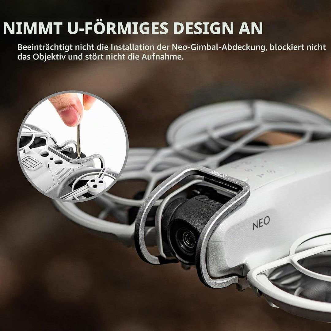 STARTRC Gimbal Bumper Guard für DJI Neo Zubehör, Aluminiumlegierung Antikollisionsschutz Schutzleist