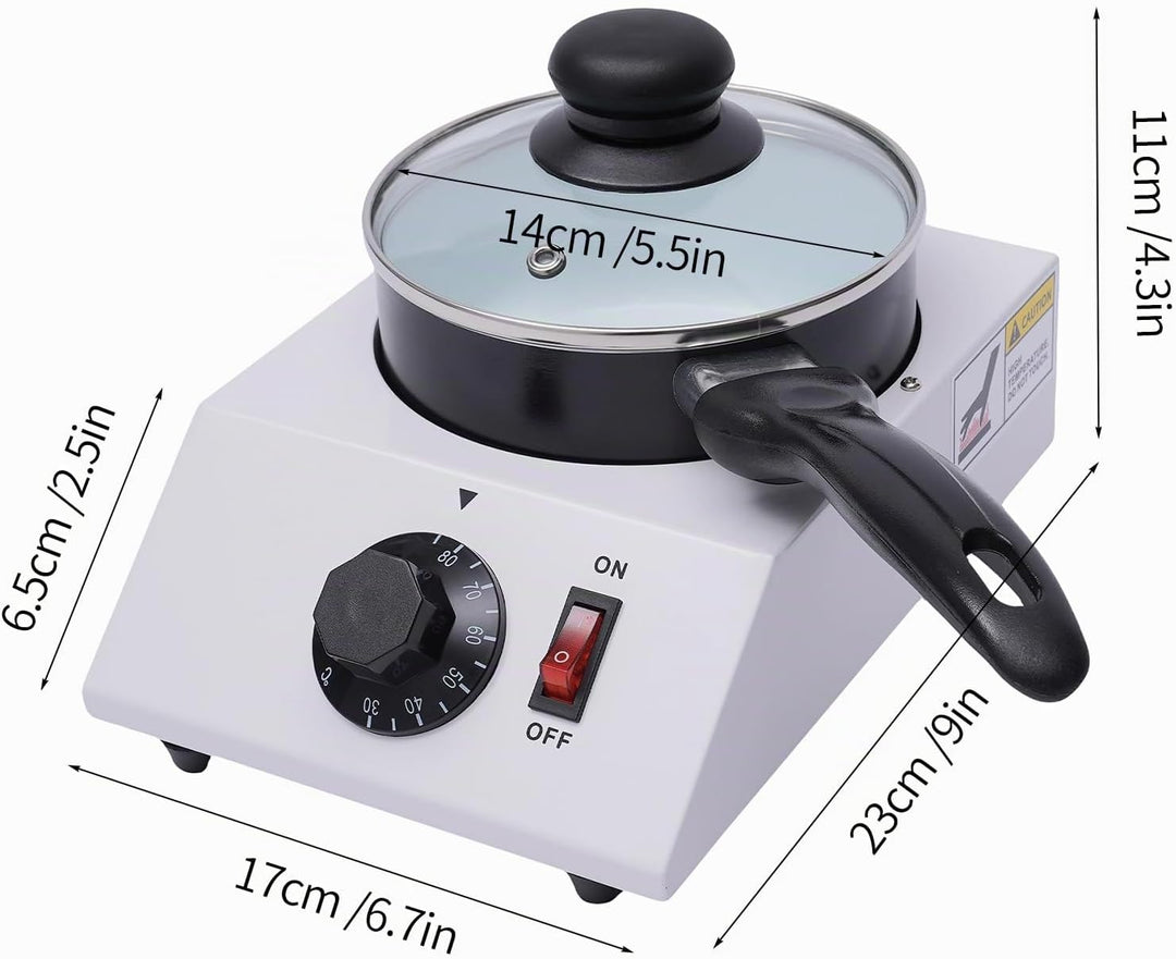 Elektrische Schokoladenschmelzer, 40W Schokoladenschmelzgerät Schmelztopf Temperiergerät Schokolade