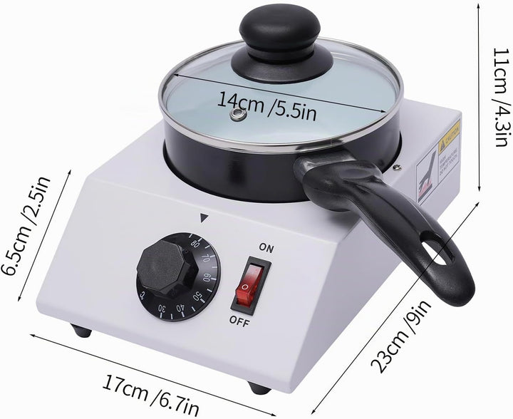 Elektrische Schokoladenschmelzer, 40W Schokoladenschmelzgerät Schmelztopf Temperiergerät Schokolade
