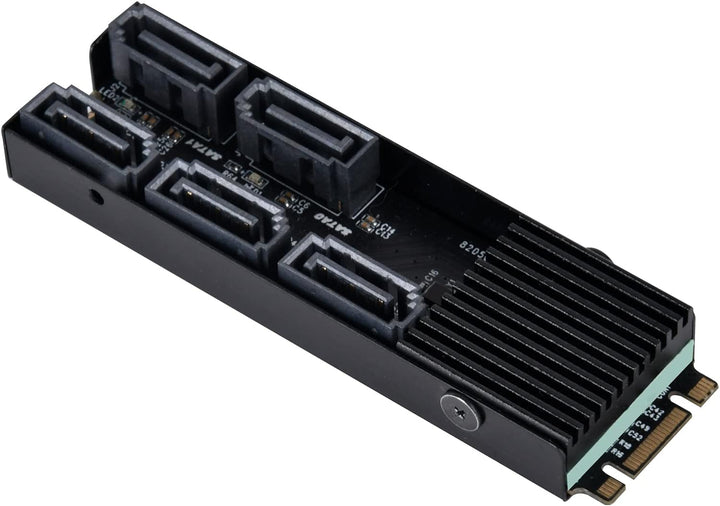 SilverStone Technology SST-ECS07-5-Port-SATA-Gen3-6Gb/s-Non-RAID-M.2-PCIe-Speichererweiterungskarte