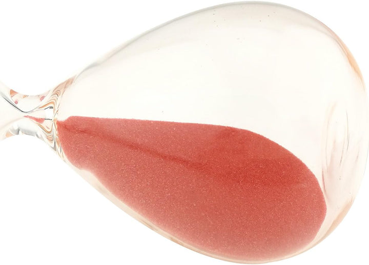 Sanduhr, farbig, Glas, ideal als Weihnachtsgeschenk oder zum Geburtstag 15 Minutes rot, 15 Minutes R
