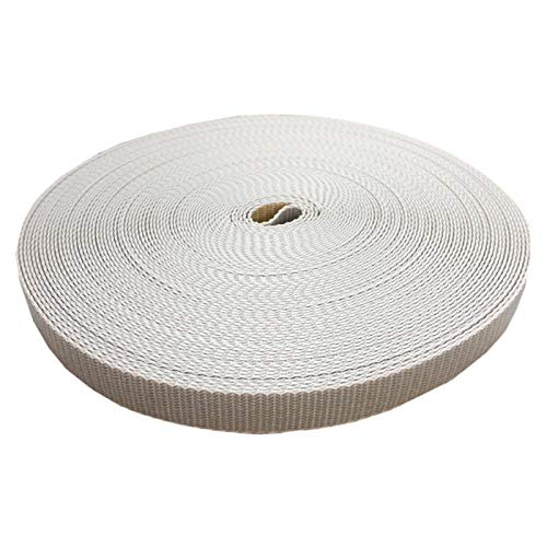 DIWARO® Wende-Rolladengurt; Jalousiegurt; Gurtband | Gurtbreite 22 mm | 25m Rolle | grau-beige