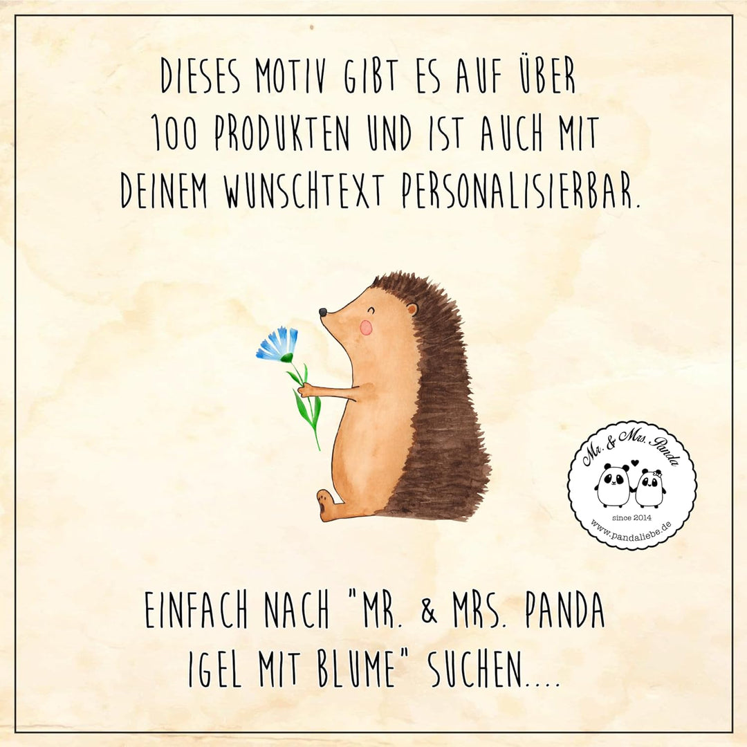 Mr. & Mrs. Panda zuckerdose Igel Blumen - Geschenk, Teedose, Krankenhaus, Gute Besserung, Vorratsbeh