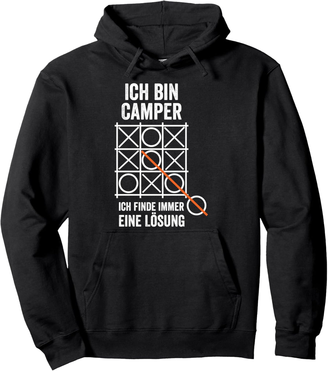 Ich bin Camper ich finde immer eine Lösung Camping Pullover Hoodie