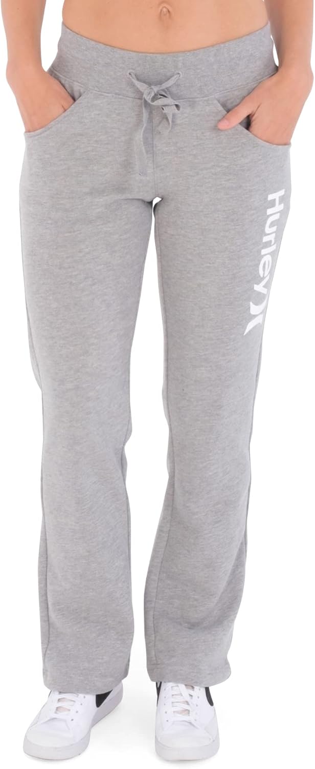 Hurley Damen Lässige Hose OAO Fleece Jogger, XS Dk Grau Htr