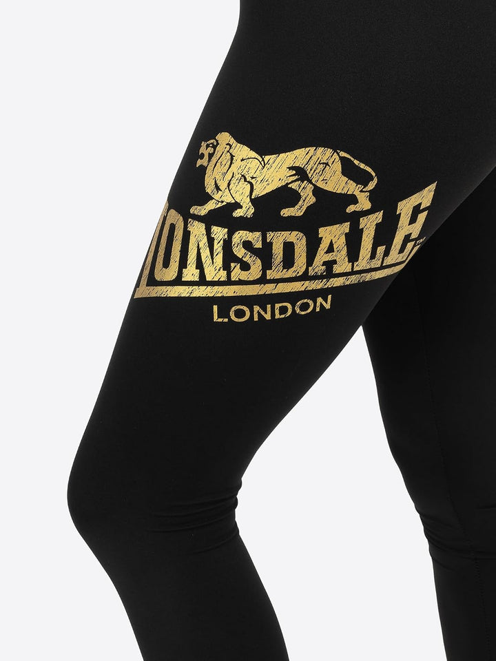 Lonsdale Frauen Leggings AGLISH S Schwarz, S Schwarz