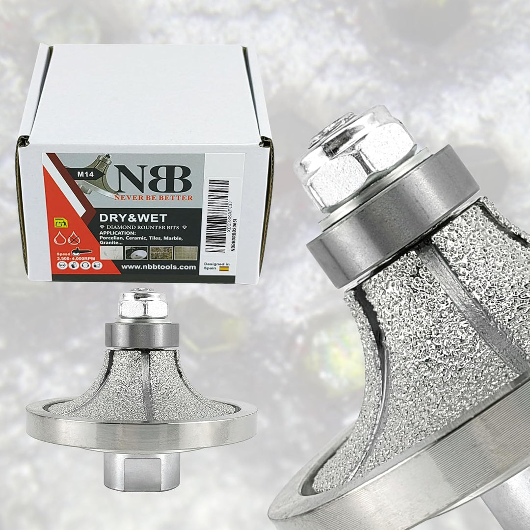 NBB Diamant-Profilscheibe Diamantfräser Fräsbohrer Trennreibahle Profilierungs-Bit für Porzellan Fli