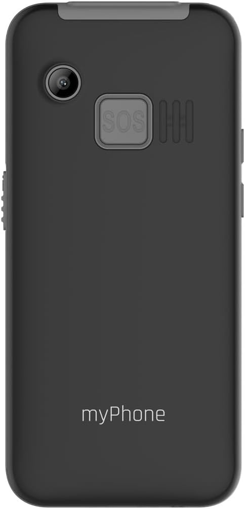 myPhone Halo 3 LTE Robustes Mobiltelefon für Senioren mit Ladestation grosser 1400 mAh Akku SOS-Tast