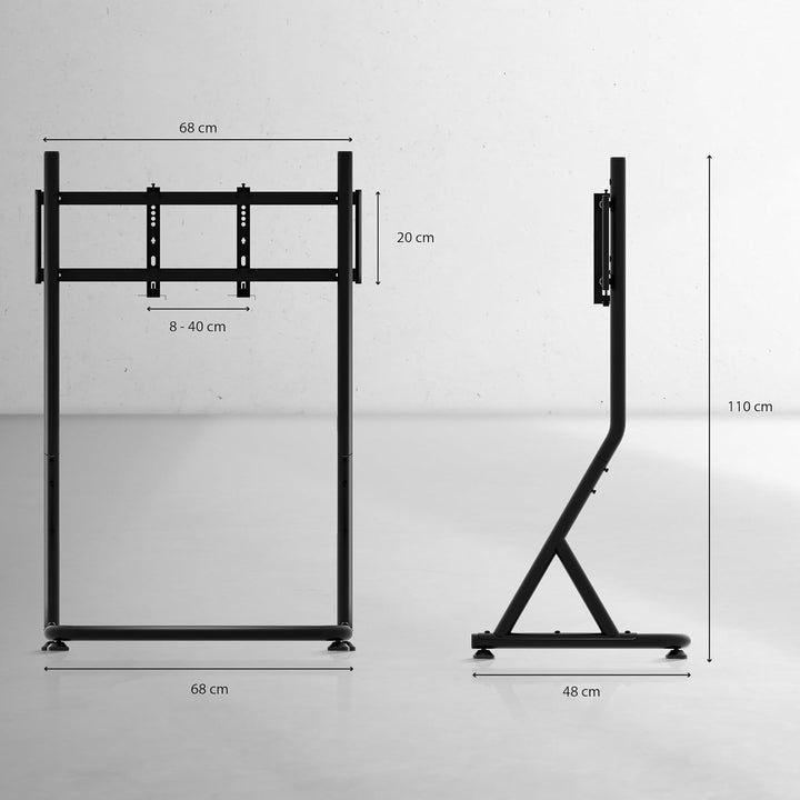 huzaro Speed 9.1 | Simracing Monitor Stand TV Stand Ständer Bodenständer | VESA 75x75 100x100 200x10