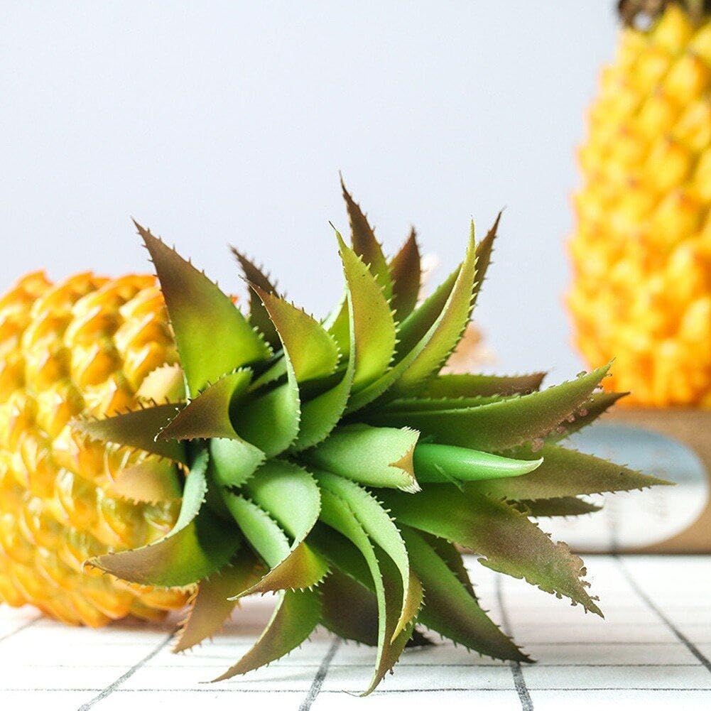 Plastik Ananas Ornament Künstliche Früchte Dekor Lebensee Ananas Spielzeug Hawaiian Obst Dekoration