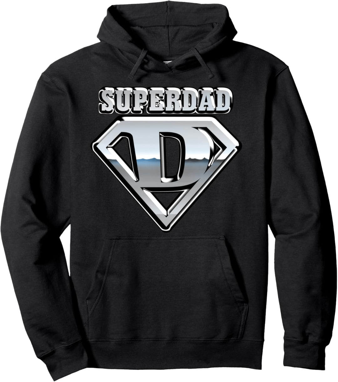 Super Papa Logo Vatertagsgeschenk Pullover Hoodie