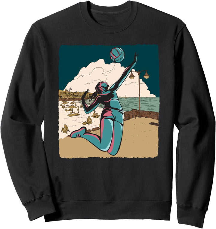 Beach Volleyball Volleyballspieler Verein - Volleyballer Sweatshirt