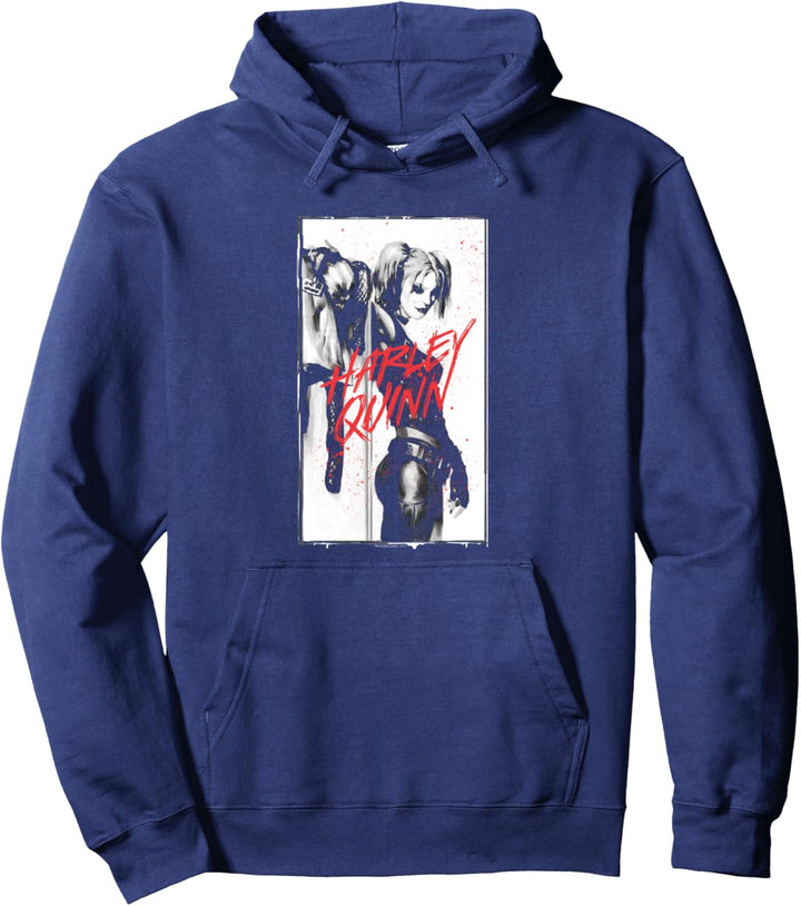 Harley Quinn Inked Quinn Black Pullover Hoodie