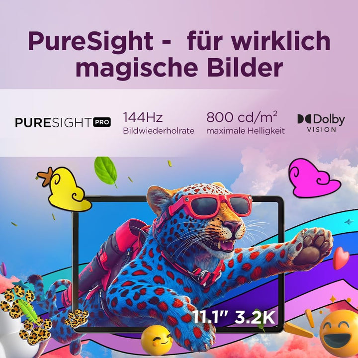 Lenovo Yoga Tab Tablet | 11.1" 3.2K LTPS Display | 16:10 | Qualcomm Snapdragon 8 Gen 3 | 12GB RAM |