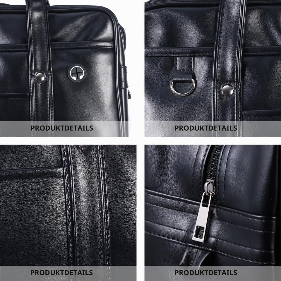 Hemobllo Japanische Uniform Schultertasche Aus Pu – Wasserdichte Einzelschulter-Handtasche Für Damen