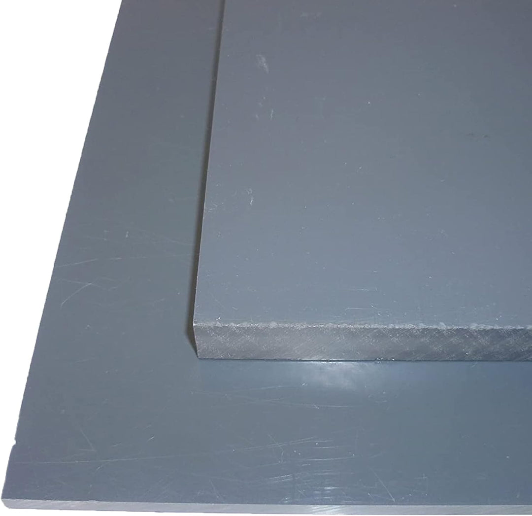 B&amp;T Metall Hart PVC grau Platten 12,0 mm stark im Zuschnitt Grösse 200 x 800 mm Grösse 200 x 800 mm
