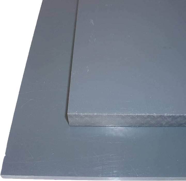 B&amp;T Metall Hart PVC grau Platten 12,0 mm stark im Zuschnitt Grösse 200 x 800 mm Grösse 200 x 800 mm
