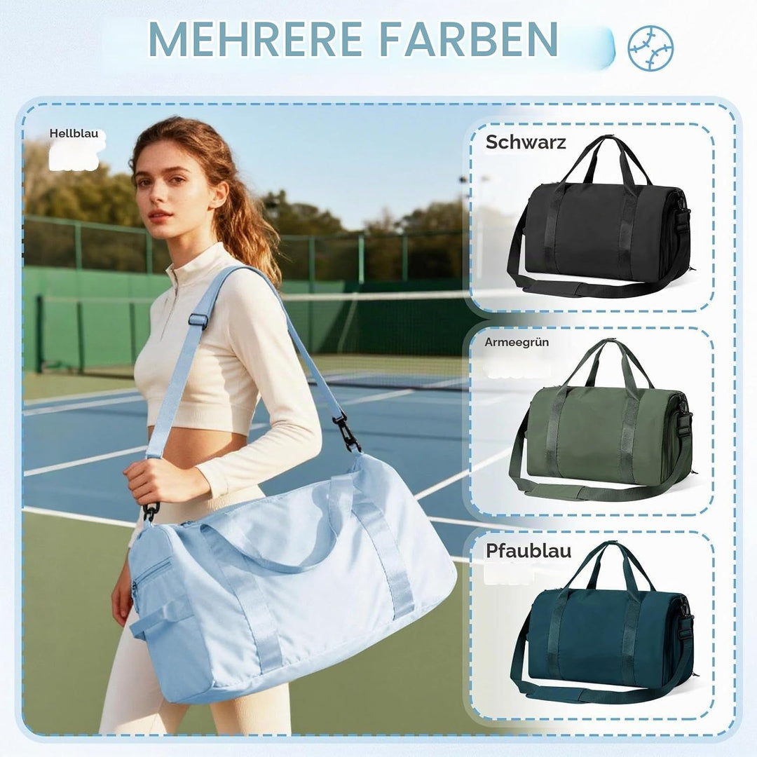 HYC00 Sport Duffel Bag Damen Herren Sporttasche mit Nassfach &amp; Schuhfach Reise Duffel Bags Übernacht