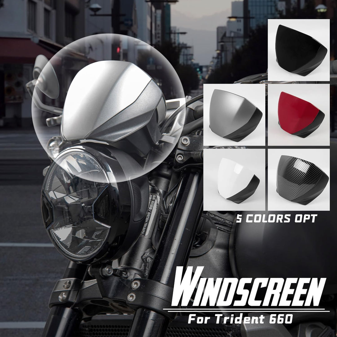 Lorababer Motorrad-Frontscheiben-Visierschutz, Neue Windschutzscheibe, Flyscreen, Windabweiser, Wind