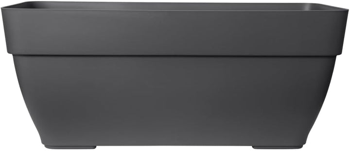 Elho Vibia Campana Trough 80 - Übertopf für Aussen Anthrazit 80 cm 80 cm Anthrazit, 80 cm Anthrazit