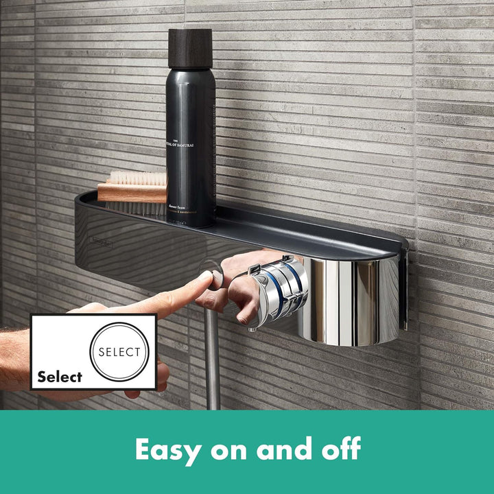 hansgrohe Brausethermostat ShowerTablet Select, Thermostatarmatur Aufputz, Cool Contact Duscharmatur