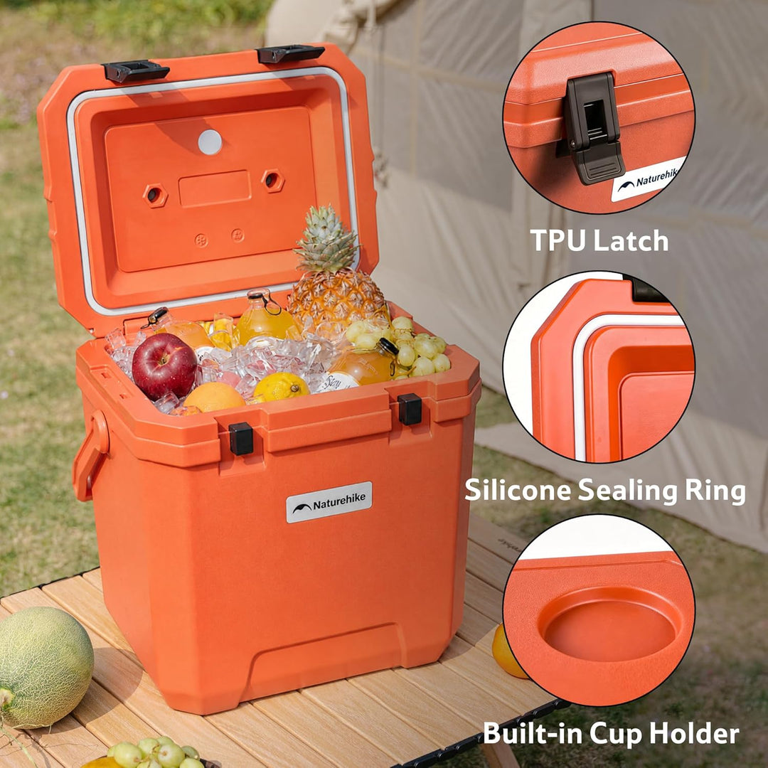 Naturehike Kühlbox 17 Liter/24 Liter/36 Liter Thermobox hochwertige PU Isolierbox 48 Std. Kühlleistu