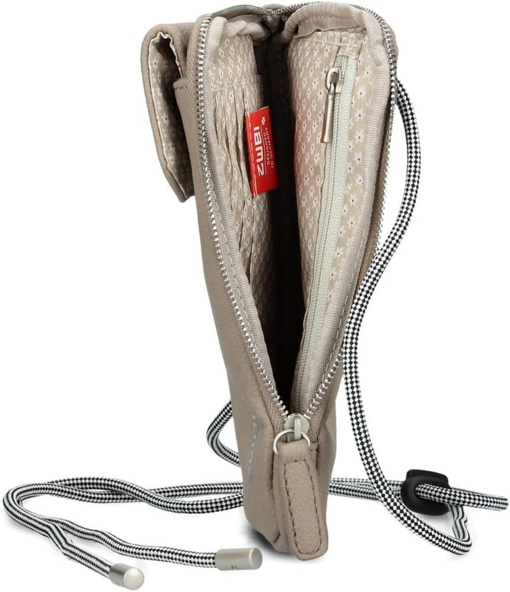 Zwei Handytasche zum Umhängen Mademoiselle.M MP30 Smartphone-Etui &amp; Geldbörse 2-in-1, umlaufender Re