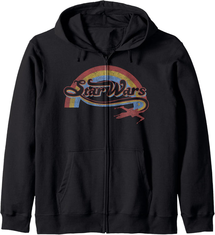 Star Wars Rainbow Retro Logo Kapuzenjacke