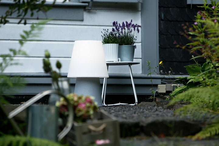 Light Life Leuchtobjekt Lampe "Grey" 60 cm (Solar) Indoor & Outdoor Grau, Grau