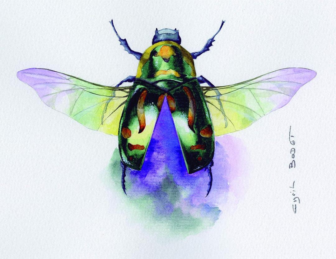 Clairefontaine 975952C - Aquarellblock Fontaine DIN A3 29,7x42cm, mit 12 Bogen 300g Torchon/Rau, zwe