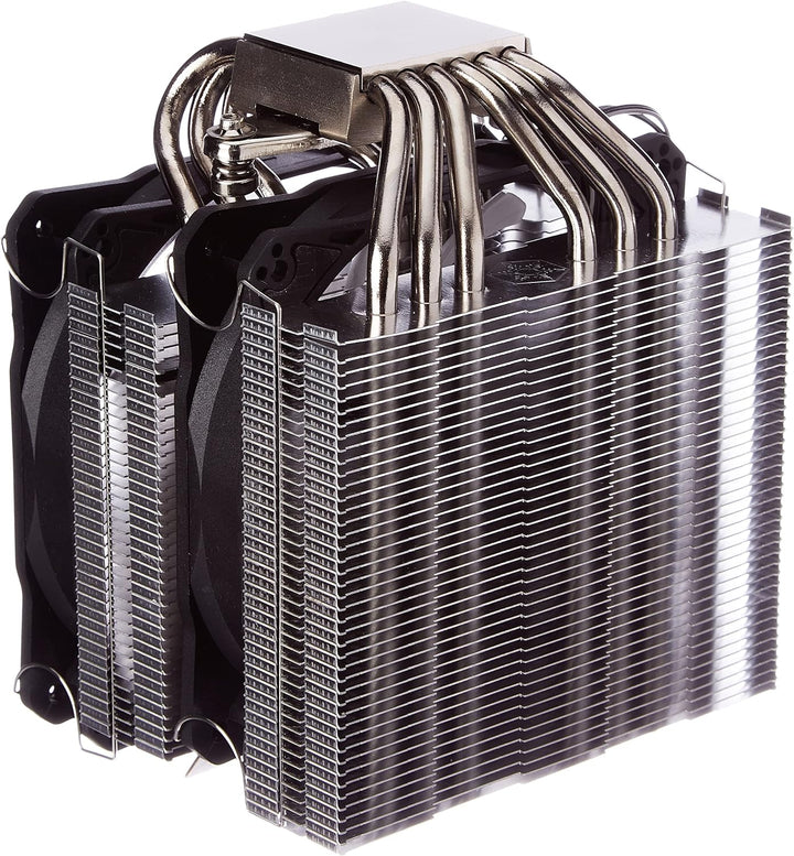 SilverStone Technology SST- HYD120-ARGB-V2 - Hydrogon Dual-Tower-CPU-Kühler mit 6 Wärmerohren und du