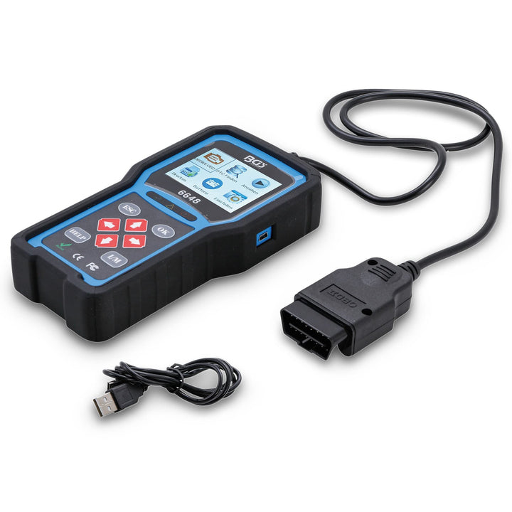 BGS 6648 | OBD 2 (EOBD) Fehler-Diagnosegerät | Klartext-Fehlercode | Auto-Scanner /