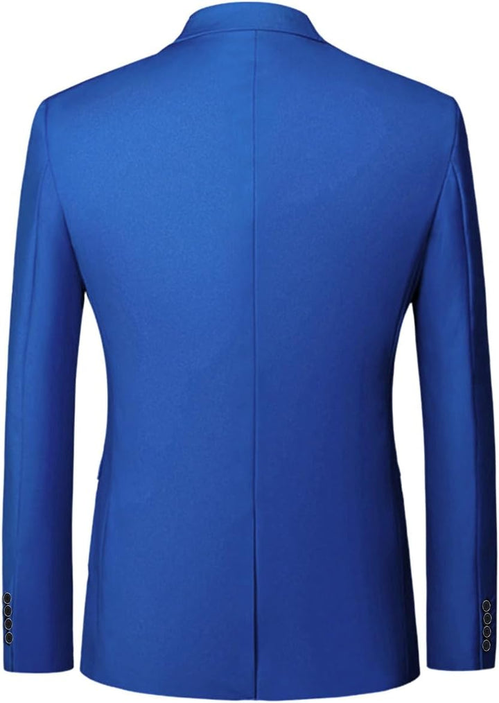 YOUTHUP Herren Sakko Slim Fit Freizeit Modern Anzugjacke für Hochzeit Party Business Abschluss Jacke