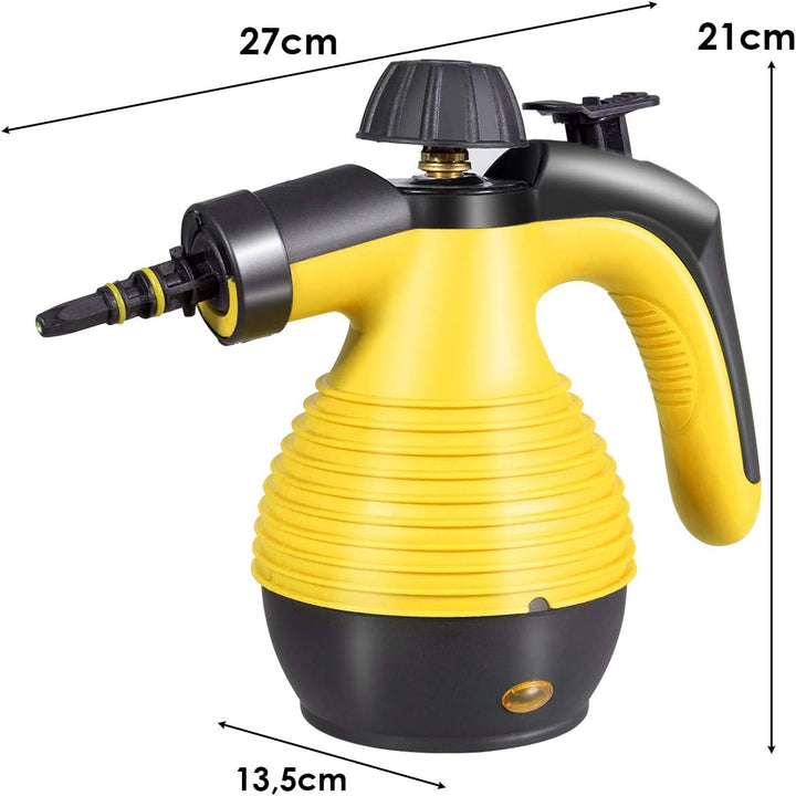 GOPLUS Dampfreiniger Handgerät, 1050W Handdampfreiniger, Aufheizzeit: 3 min., Dampfdruck: 3 bar, 350