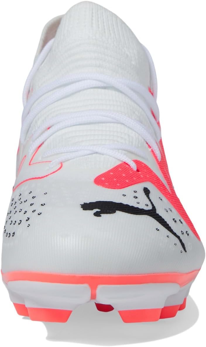 PUMA Unisex Kinder Future Match Fg/Ag JrFussballschuh 28 EU Puma White Puma Black Fire Orchid, 28 EU