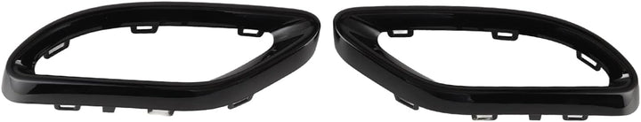 Hintere Auspuffrohrabdeckung, Schwarz Glänzende Auspuffblenden, Ersatz für Mercedes-Benz A B C E GLC