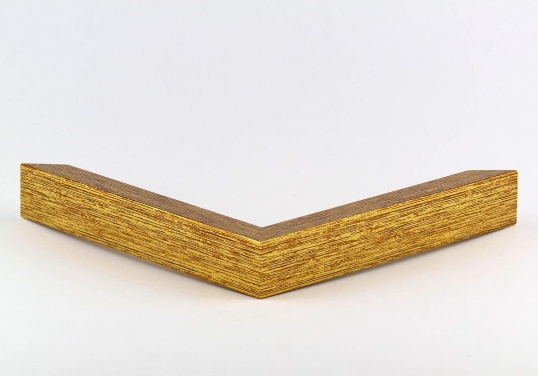 BIRAPA Objektrahmen Talon SPACE 25x29 cm Gold Antik 3D Bilderrahmen zum Befüllen, 25x29 cm Gold Anti