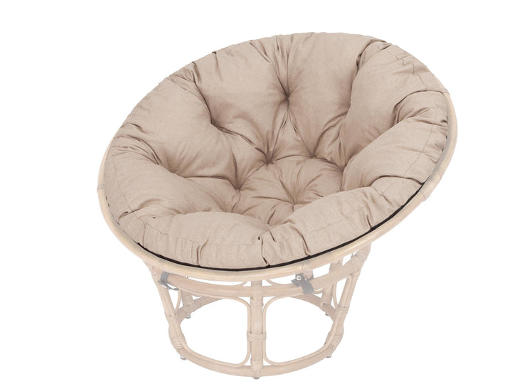 PillowPrim Polster für Papasansessel, Auflage, Ersatzpolster Papasan D 114 cm, Bodenkissen gepolster