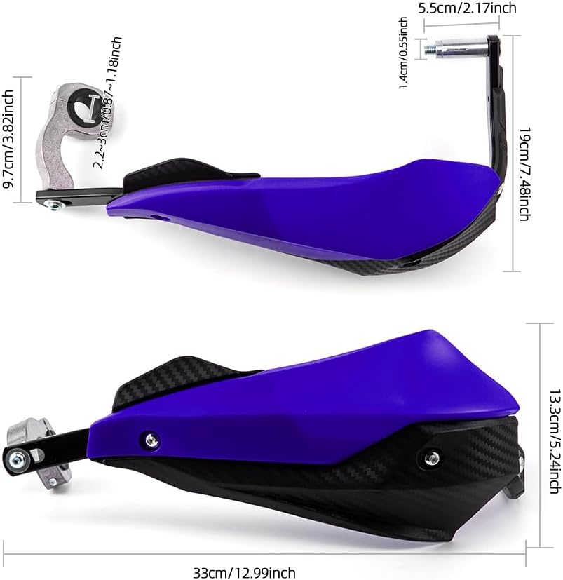 Handprotektoren für Dirtbikes für 7/8„ 22 mm und 1 1/8“ 28 mm Motorrad-Handprotektoren mit Handschut