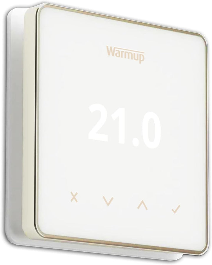 Warmup Element Smart WiFi Thermostat Raumregler für Fussbodenheizung, Elektro Heizung, Farbe: Weiss,