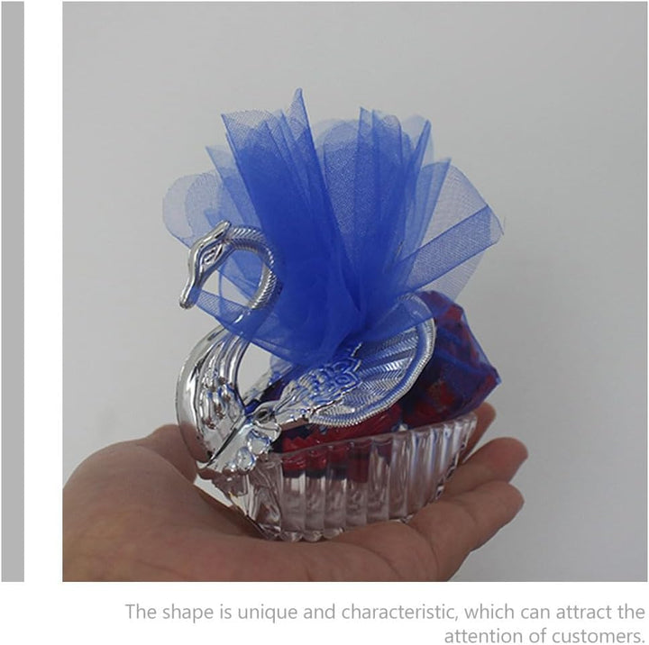 Angoily 24Pcs Candy Boxen für Hochzeiten Kleiner Schwan Form Geschenk Boxen Hochzeit Gastgeschenke B