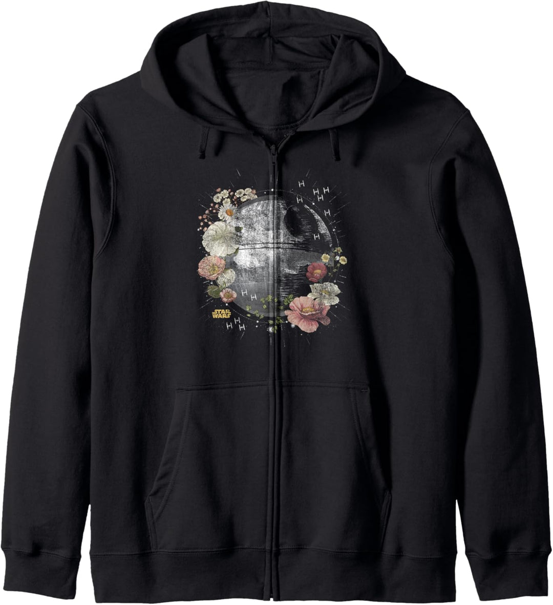 Star Wars Floral Death Star Kapuzenjacke