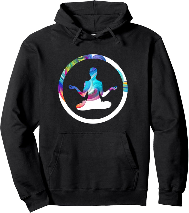 Yoga Spirituell Meditation Meditieren Zen Namaste Buddha Pullover Hoodie