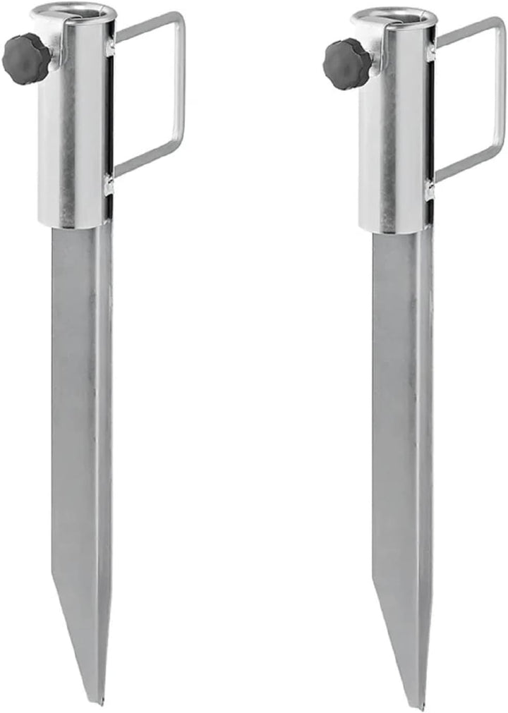 2 STK Bodenhülse Sonnenschirm Wäschespinne 35 mm, 45 cm betonierbar | Rasendorn für Wäschespinne, So